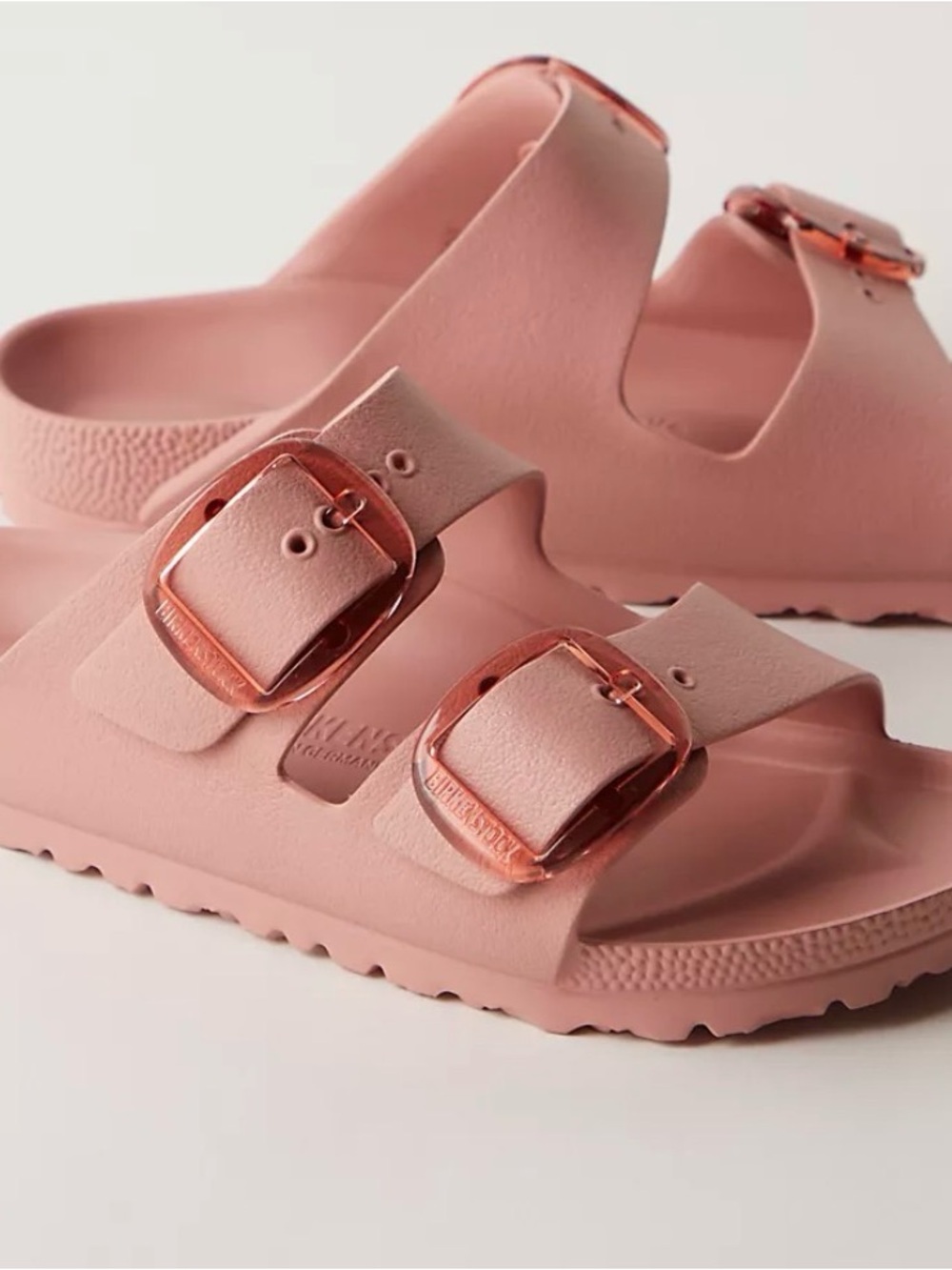 Birkenstock Pink Two-Buckle EVA Sandals